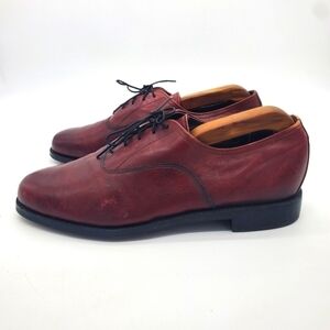 Vintage Dexter Brown Leather Derby Plain toe Oxfords Size 10 EEE Shoes